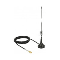 Delock WLAN 802.11 b/g/n Antenne SMB Stecker 2 dBi starr...
