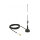 Delock WLAN 802.11 b/g/n Antenne SMB Stecker 2 dBi starr omnidirektional mit magnetischem Standfuß und Anschlusskabel RG-174 1,5 m outdoor schwarz