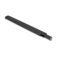 Delock WiFi 6 Antenne RP-SMA Stecker 3 - 6 dBi omnidirektional mit Kippgelenk schwarz