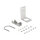 Delock 5G LTE MIMO Antenne 2 x N Buchse 2,7 - 9,0 dBi direktional Wand- und Mastmontage outdoor weiß