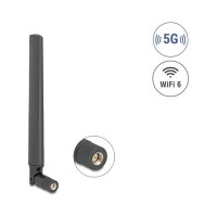Delock 5G LTE GNSS WiFi 6 Antenne SMA Stecker 0,9 - 4,1...