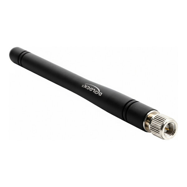 Delock LTE Antenne SMA Stecker 1,0 - 5,23 dBi omnidirektional starr schwarz