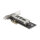 Wechselrahmen PCI Express Karte für 1 x M.2 NVMe SSD - Low Profile Formfaktor