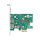 PCI Express x1 Karte zu 1 x extern USB Type-C™ Buchse PD 30 W + 2 x extern USB Typ-A Buchse USB 5 Gbps