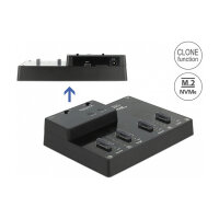 M.2 Dockingstation für 4 x M.2 NVMe PCIe SSD mit...