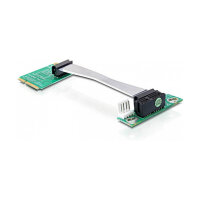 Riser Karte Mini PCI Express > PCI Express x1 links gerichtet