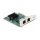 PCI Express x1 Netzwerkkarte Gigabit LAN 2 x RJ45 BCM