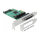PCI Express x1 Karte zu 4 x Seriell RS-232 mit Spannungsversorgung