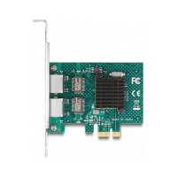 PCI Express x1 Netzwerkkarte Gigabit LAN 2 x RJ45 BCM