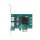 PCI Express x1 Netzwerkkarte Gigabit LAN 2 x RJ45 BCM