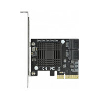 5 Port SATA PCI Express x4 Karte - Low Profile Formfaktor