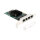 PCI Express x4 Netzwerkkarte Gigabit LAN 4 x RJ45 BCM