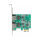 PCI Express x1 Netzwerkkarte 2,5 Gigabit LAN 2 x RJ45 RTL8125
