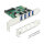 PCI Express x1 Karte zu 4 x extern USB Typ-A Buchse USB 5 Gbps