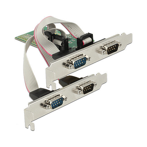 PCI Express x1 Karte zu 4 x Seriell RS-232