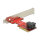 PCI Express x4 Karte > 1 x intern SFF-8643 NVMe - Low Profile Formfaktor