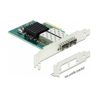 PCI Express x4 Netzwerkkarte Gigabit LAN 2 x SFP i82576