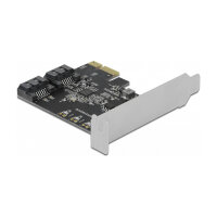 2 Port SATA PCI Express x1 Karte - Low Profile Formfaktor