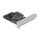 2 Port SATA PCI Express x1 Karte - Low Profile Formfaktor