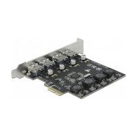 PCI Express x1 Karte zu 4 x extern USB Typ-A Buchse USB 5 Gbps
