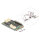 Mini PCIe I/O PCIe full size 4 x Seriell RS-232, 1 x Parallel
