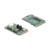 Mini PCIe I/O PCIe full size 2 x Seriell RS-232 mit...