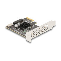 PCI Express x1 Karte zu 1 x intern USB 5 Gbps Typ-E Key A und 1 x 19 Pin Pfostenstecker - Low Profile Formfaktor