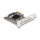 PCI Express x1 Karte zu 1 x intern USB 5 Gbps Typ-E Key A und 1 x 19 Pin Pfostenstecker - Low Profile Formfaktor