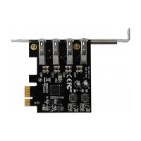 USB 5 Gbps PCI Express x1 Karte mit 4 x externen Typ-A Buchsen