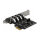 USB 5 Gbps PCI Express x1 Karte mit 4 x externen Typ-A Buchsen