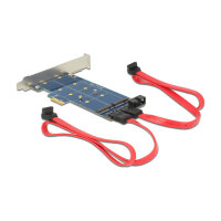 PCI Express x1 Karte > 2 x intern M.2 NGFF