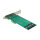 PCI Express x1 Karte > 2 x intern M.2 Key B 110 mm - Low Profile Form Faktor