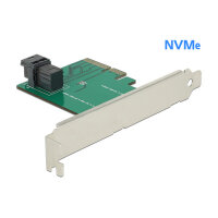 PCI Express x4 Karte > 1 x intern SFF-8643 NVMe