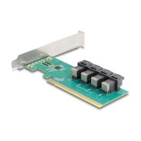 PCI Express x16 Karte zu 4 x intern SFF-8643 NVMe -...
