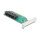 PCI Express x16 Karte zu 4 x intern SFF-8643 NVMe - Bifurcation - Low Profile Formfaktor