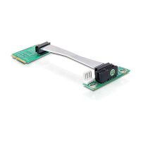 Riser Karte Mini PCI Express > PCI Express x1 links gerichtet