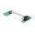 Riser Karte Mini PCI Express > PCI Express x1 links gerichtet