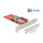 PCI Express x4 Karte > 1 x intern NVMe M.2 Key M 110 mm mit Kühlkörper - Low Profile Formfaktor