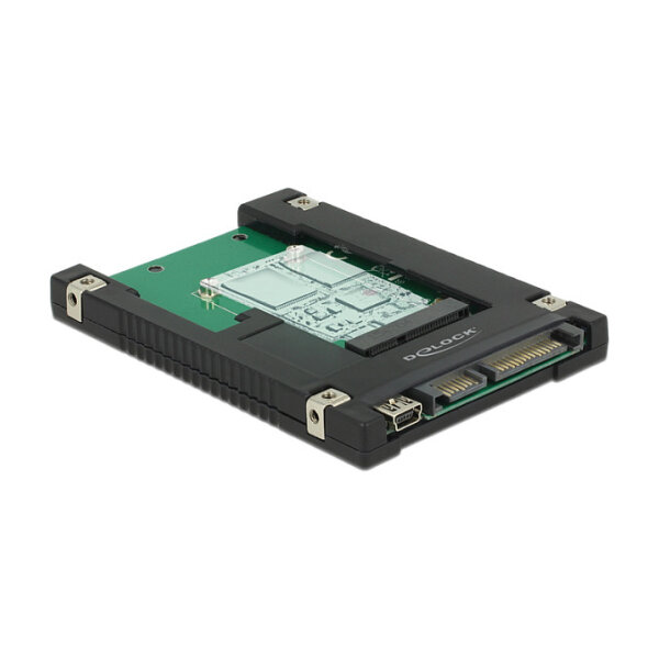 2.5? Konverter SATA 22 Pin / USB 2.0 Typ Mini-B > 1 x mSATA / Mini PCIe Slot