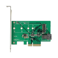 PCI Express x4 Karte > 1 x intern NVMe M.2 PCIe / 1 x...