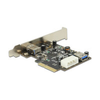 PCI Express x4 Karte > 1 x extern + 1 x intern...