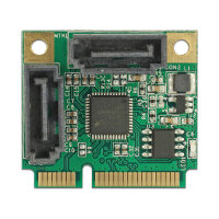 Mini PCIe I/O PCIe half size 2 x SATA 6 Gb/s