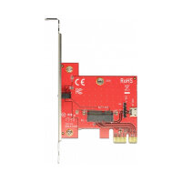 PCI Express x1 Karte > 1 x intern M.2 Key E - Low Profile Formfaktor