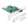 PCI Express x1 Karte zu 1 x Seriell RS-232 High Speed 921K mit Spannungsversorgung