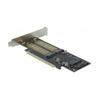PCI Express x16 Karte zu 1 x M.2 Key B + 1 x NVMe M.2 Key...
