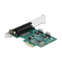 PCI Express x1 Karte zu 2 x Seriell RS-232 + 1 x Parallel...