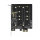 PCI Express x1 Karte zu 2 x intern M.2 Key B