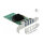 PCI Express x4 Karte zu 4 x extern USB 5 Gbps Quad Channel - Low Profile Formfaktor