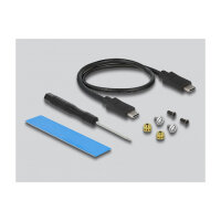 Externes USB Type-C™ Combo Gehäuse für M.2 NVMe PCIe oder SATA SSD