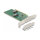 PCI Express 4.0 x16 Karte zu 4 x SFF-8639 NVMe - Bifurcation - Low Profile Formfaktor